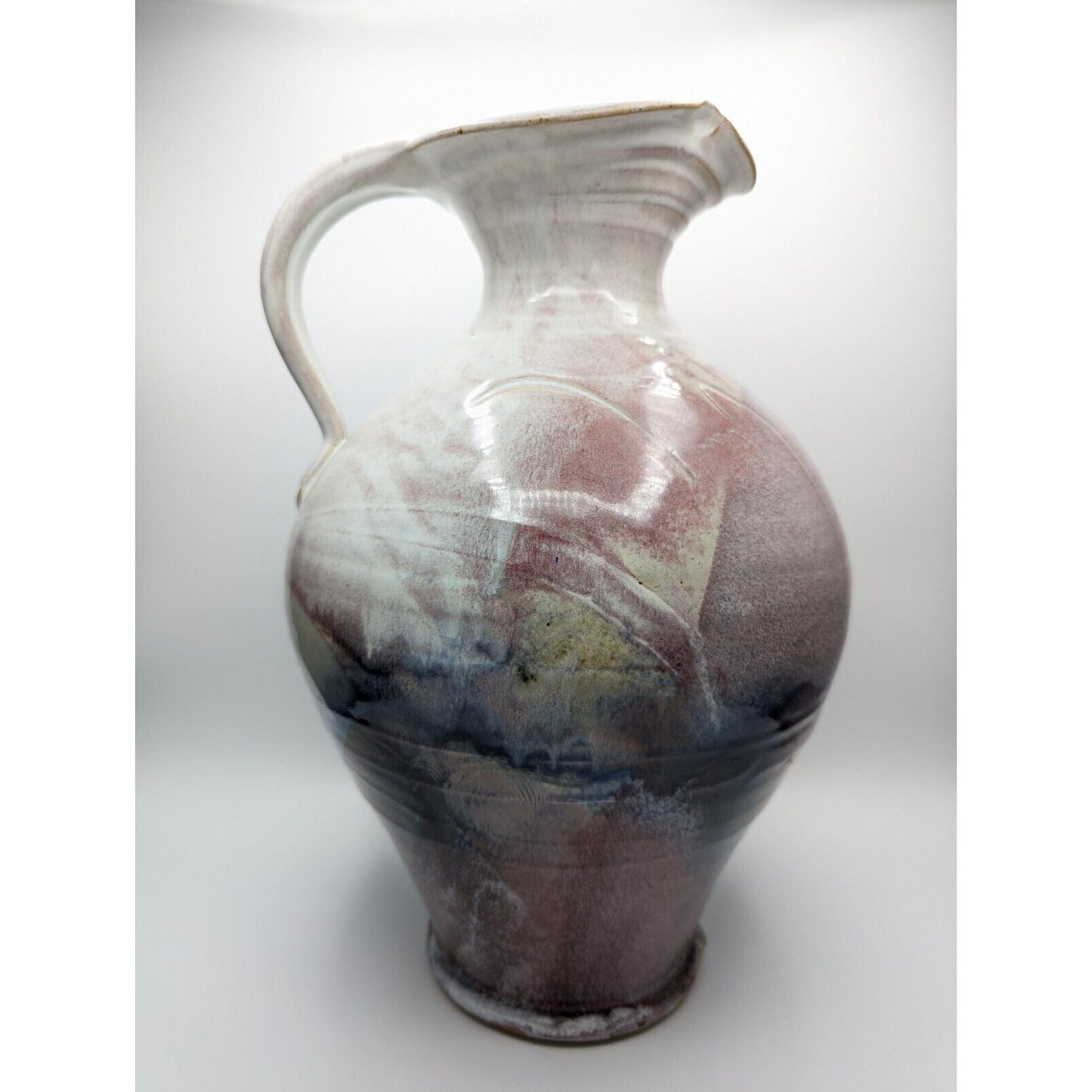 16" Tony Winchester Pitcher Studio Art Pottery Signed Vase