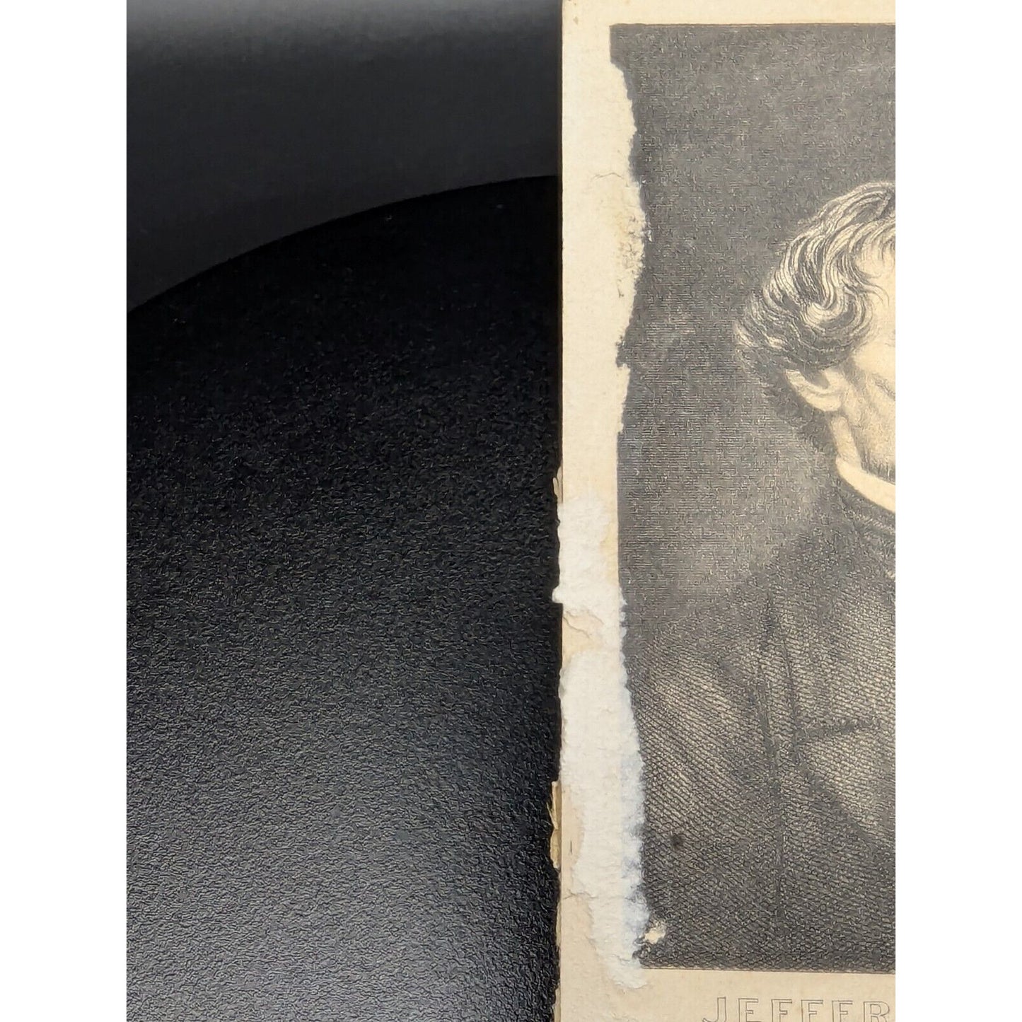 Civil War Confederate President Jefferson Davis CDV Original 4"x2.5"