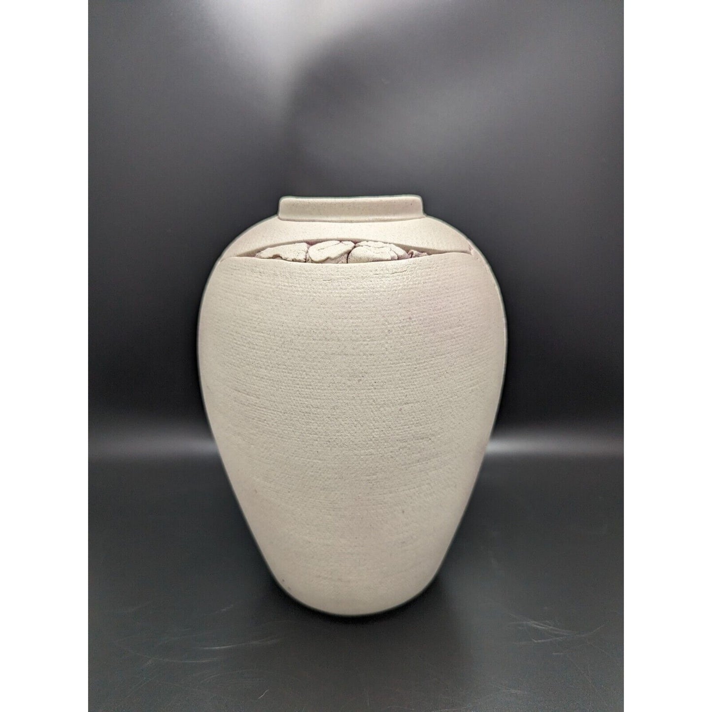 Patterns in Clay Pottery by Dana White Purple Abstract Vase Studio Art Pottery